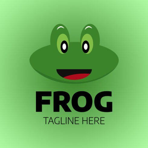 pinterest image Frog Logo Template Description.