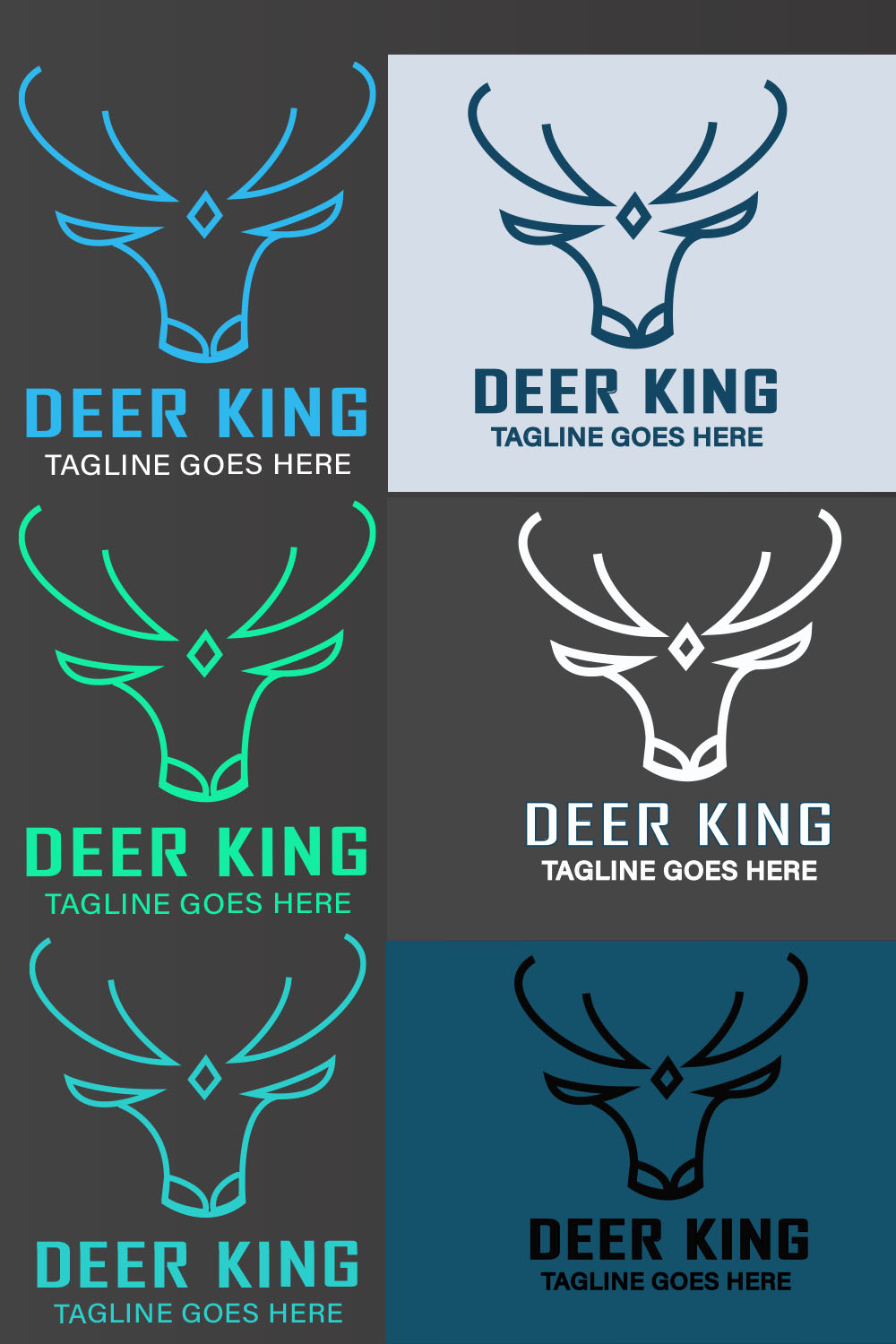 pintest image deer logo template.