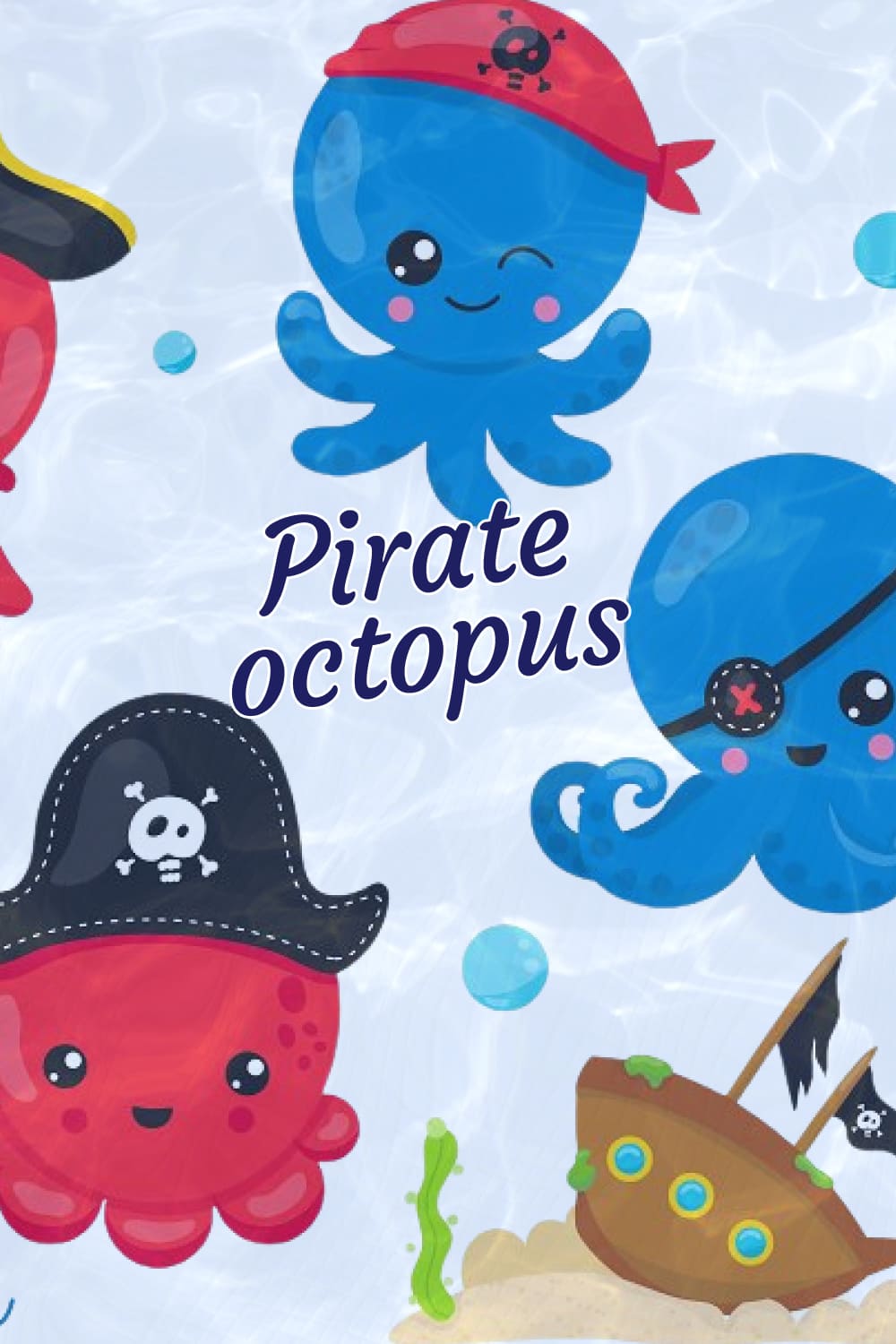 Colorful octopus for different projects.