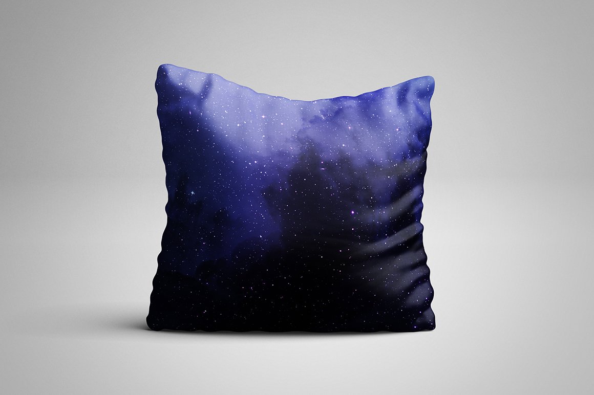 Stylish decorate pillow in a purple.