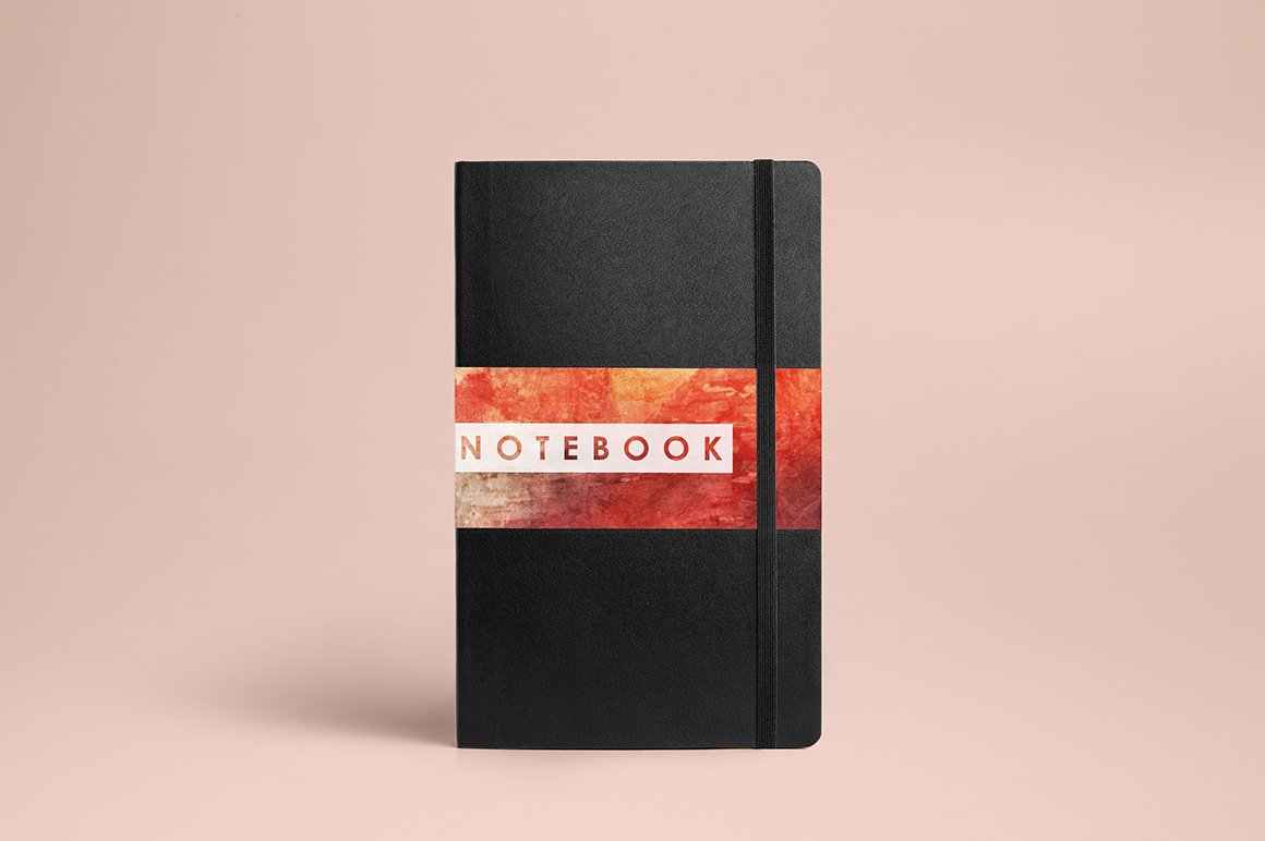 Stylish notebook cover.