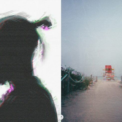 Liquid Distortion Photo Effect | Master Bundles