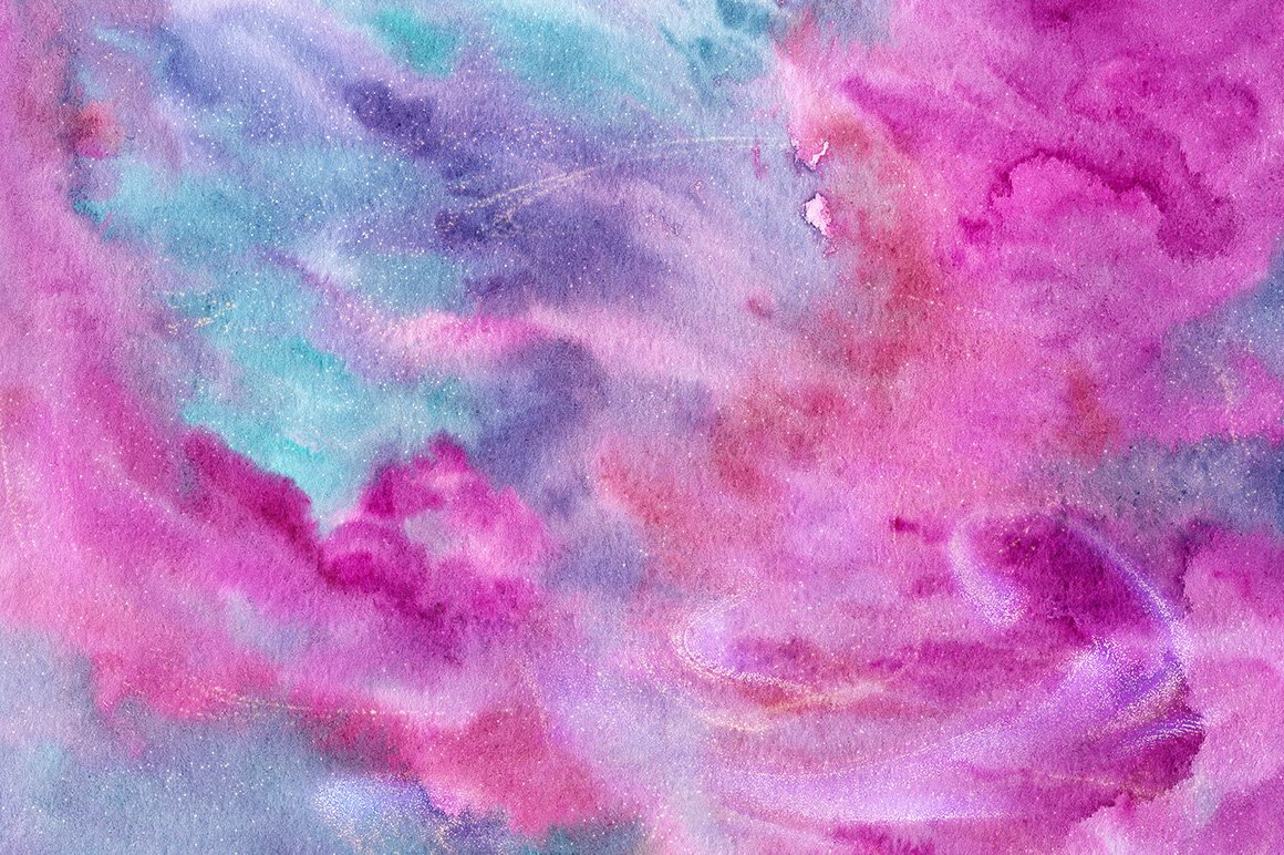 Watercolor passionate background.
