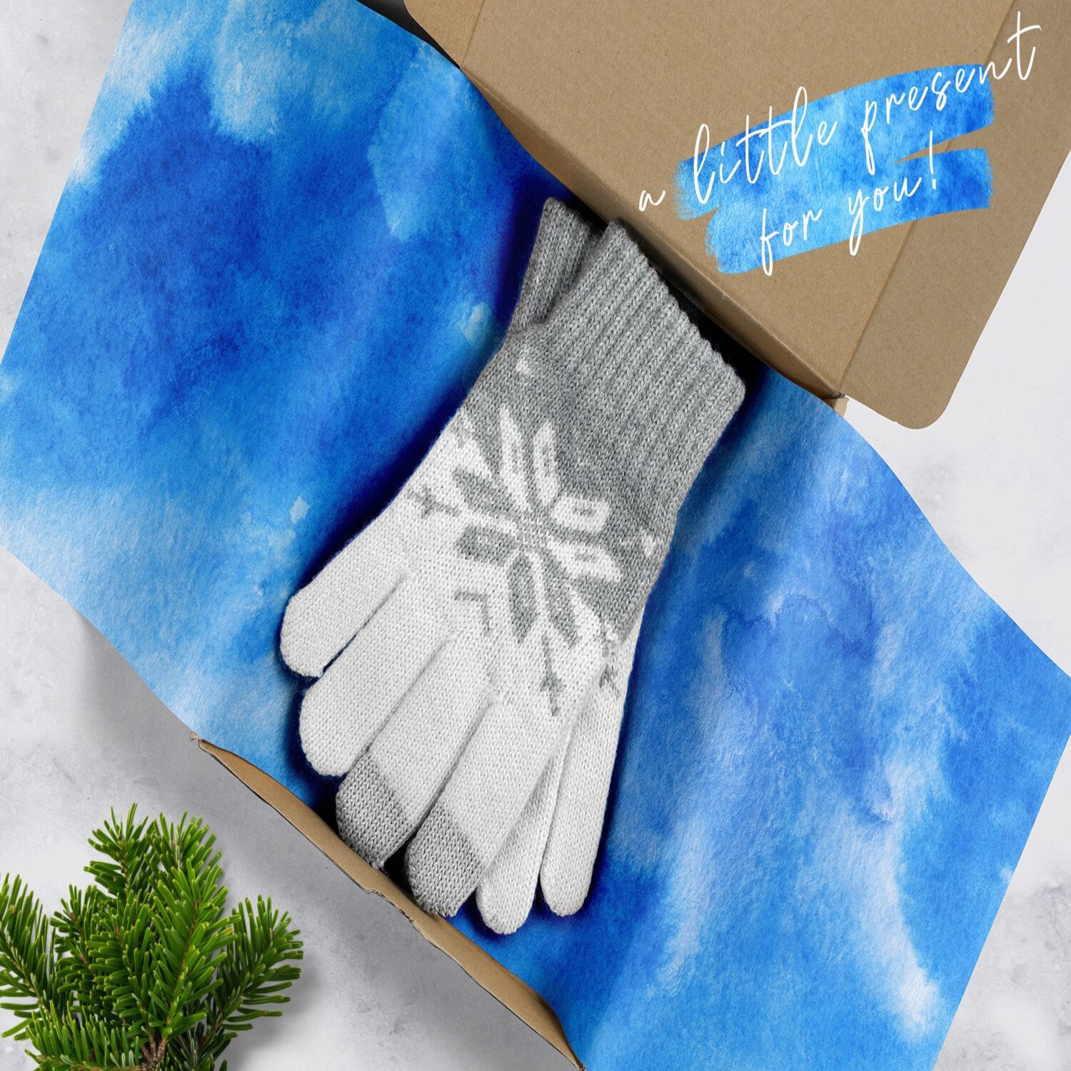 45 Winter Watercolor Backgrounds cover.