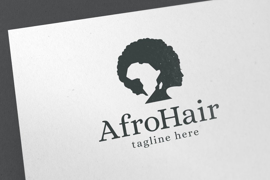 Cover image of Afro Hair Logo.
