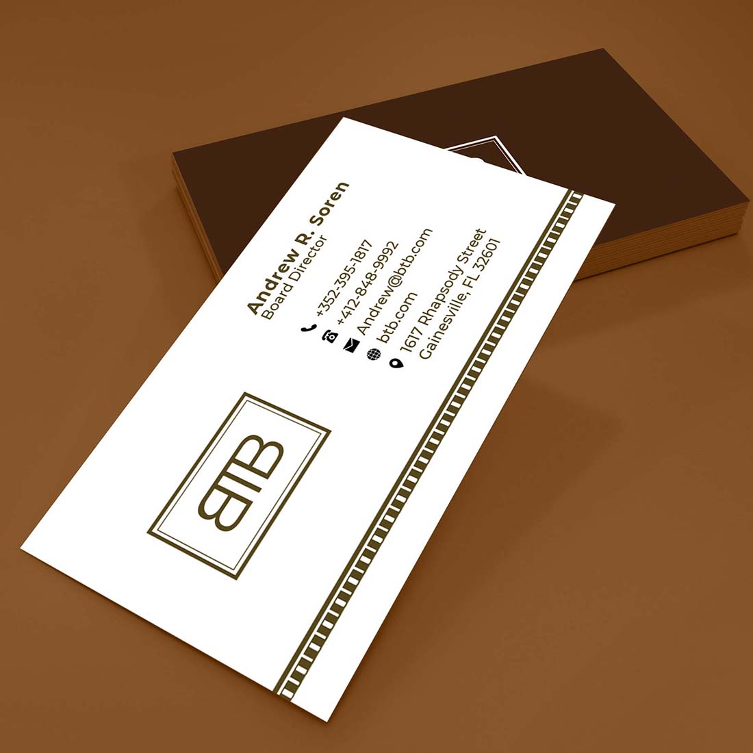 Minimal Art Business Card Specifications cover image.