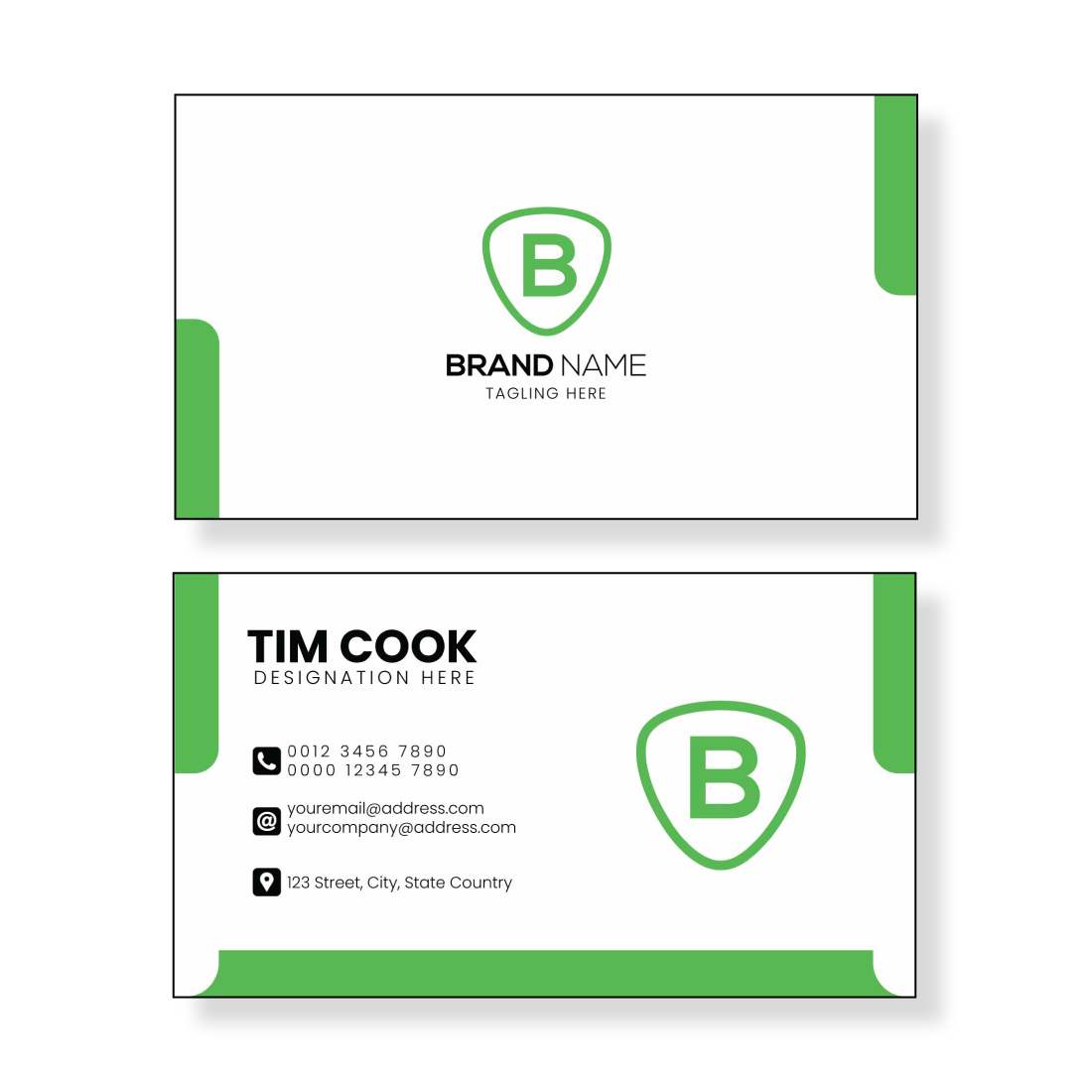 preview Minimal Business Card Design Template.