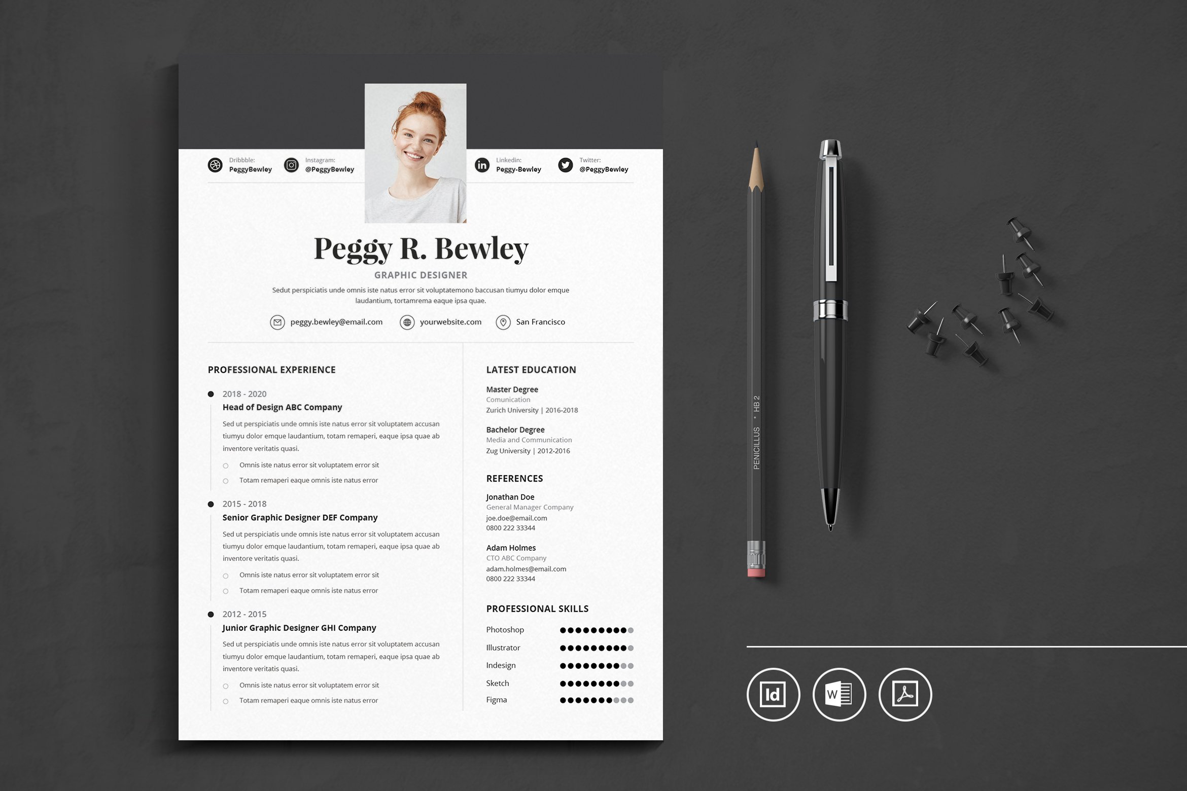 Use this resume template for your career.