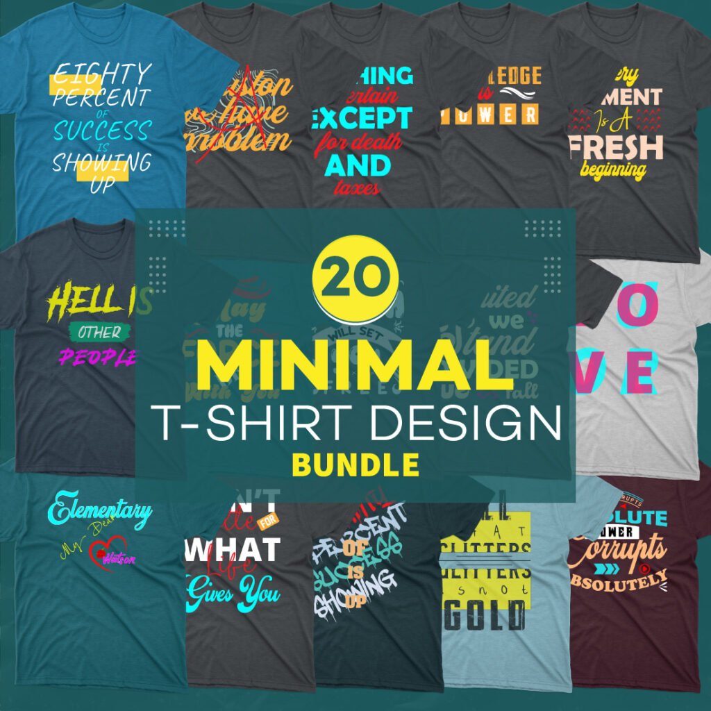 20+ Custom Typography T-Shirt Design Bundles - Only $5 - MasterBundles
