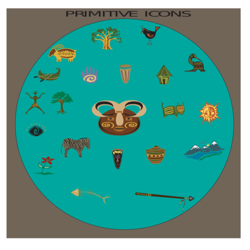 Retro Icons, Primitive Icons & Regal Vector Pack - MasterBundles