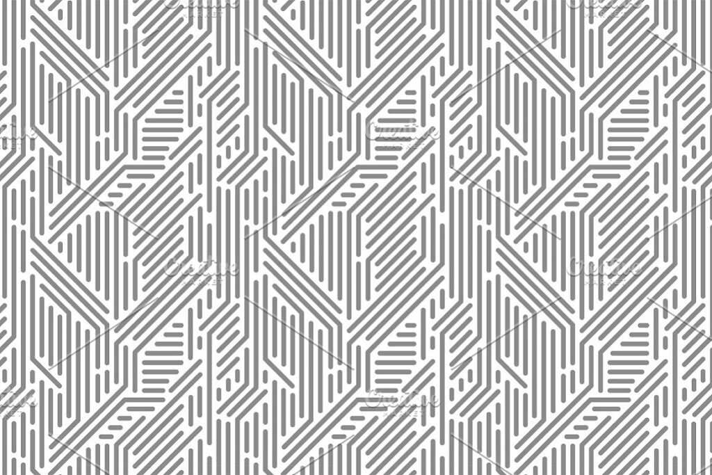 Seamless Striped Geometric Patterns – MasterBundles