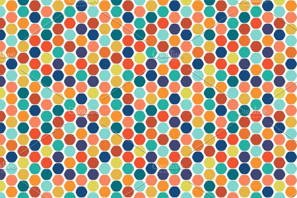 Pattern Spaced Out Colorful Colorful Seamless Patterns – MasterBundles