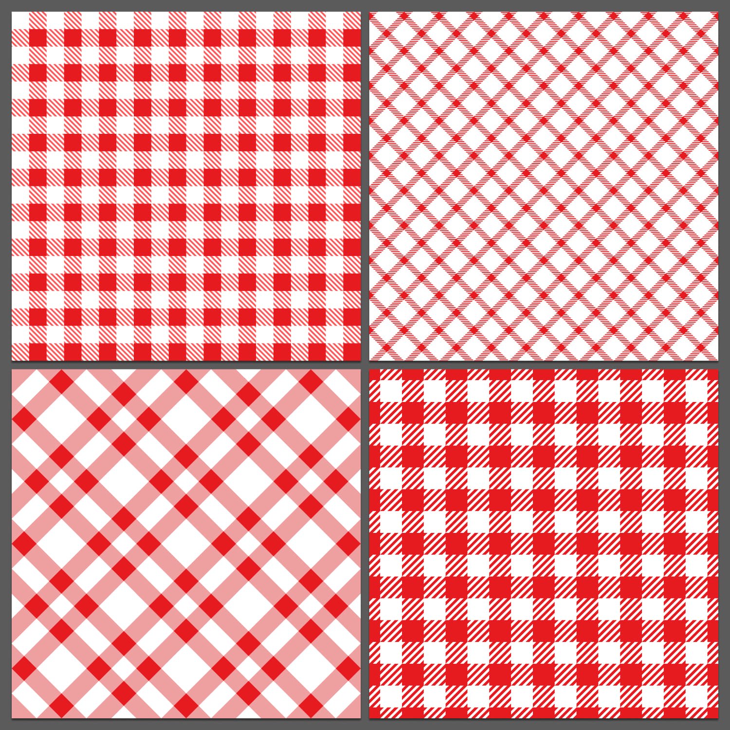 red gingham patterns V1 cover.