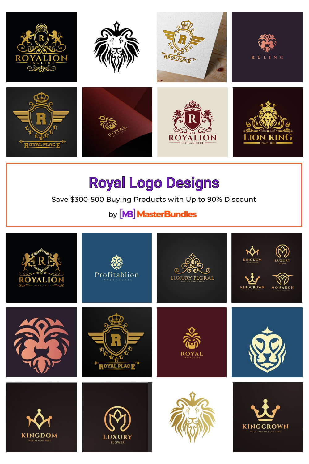 royal logo designs pinterest image.