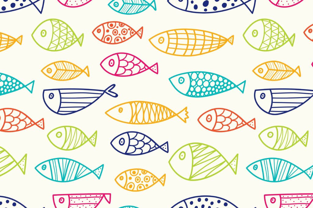 Love Fish Patterns – MasterBundles