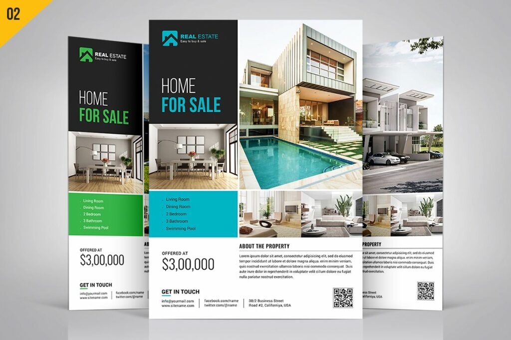 Premium Real Estate Flyer Bundle – MasterBundles