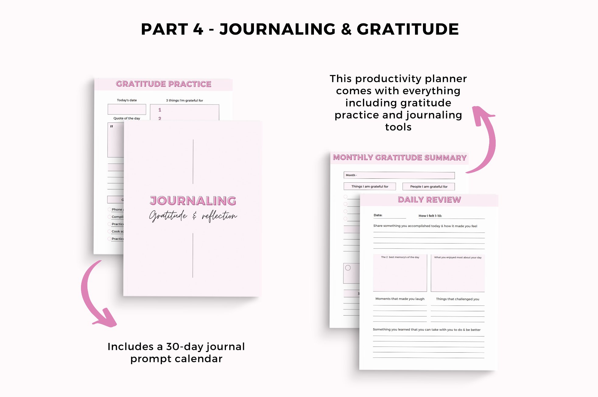 Use this set for journaling and gratitude.