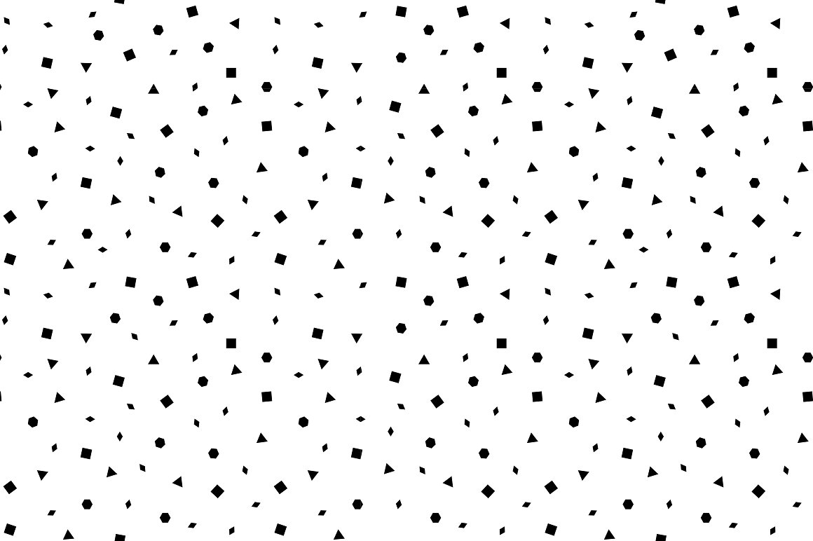 Black dotted pattern.