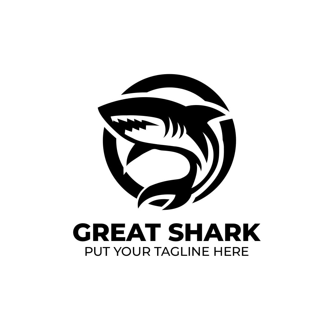 Shark Logo Design template.