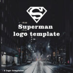 superman logo template.
