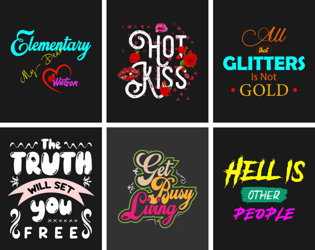 20+ Custom Typography T-Shirt Design Bundles - Only $5 - MasterBundles
