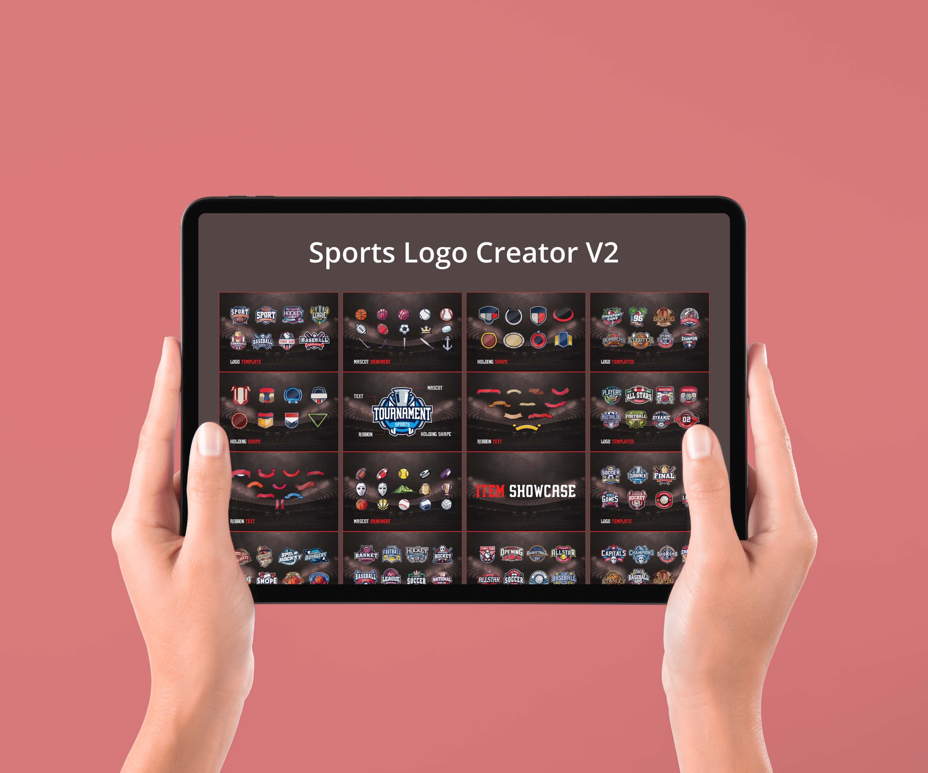 Sports Logo Creator V2 - tablet.