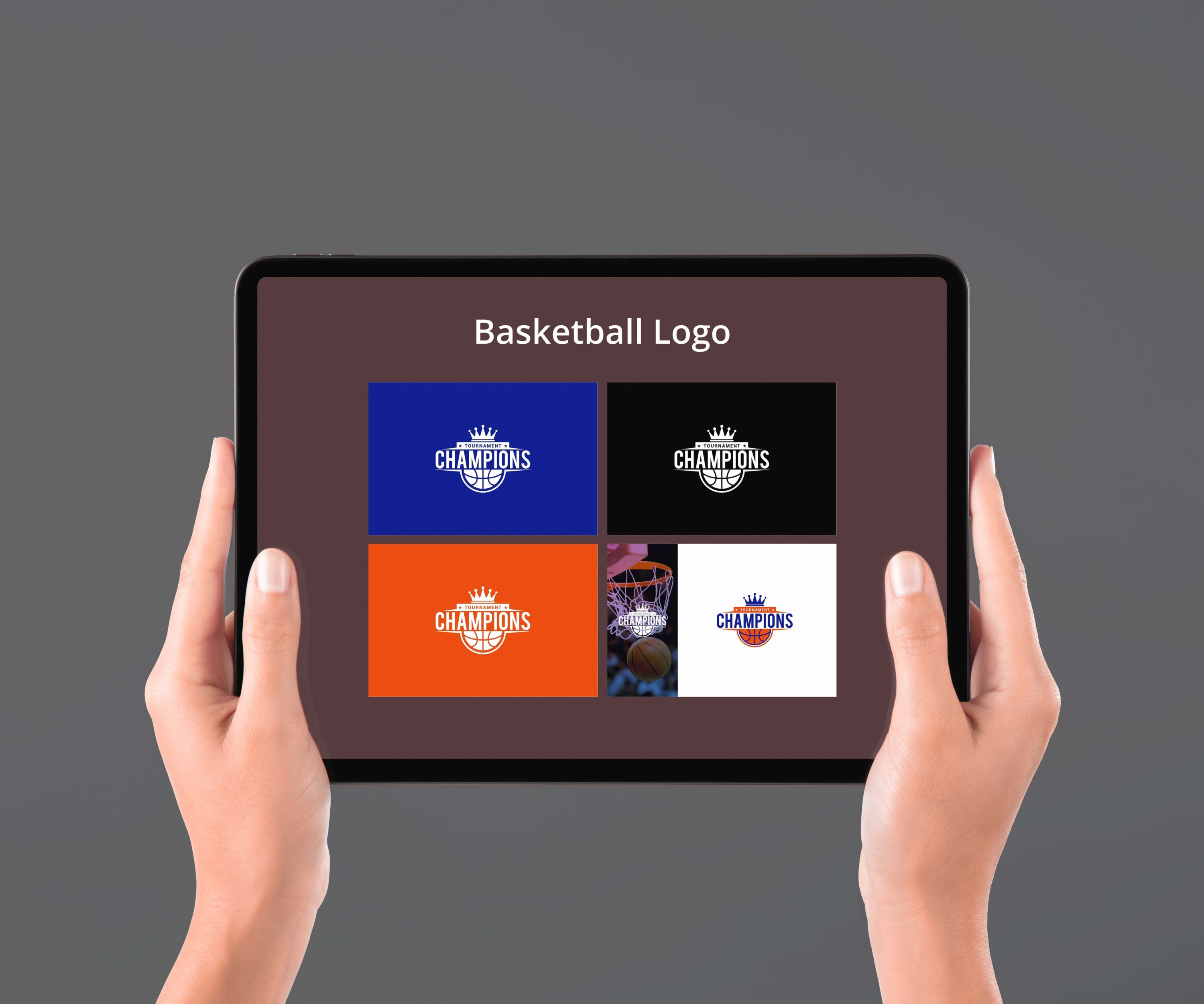Basketball Logo - tablet.