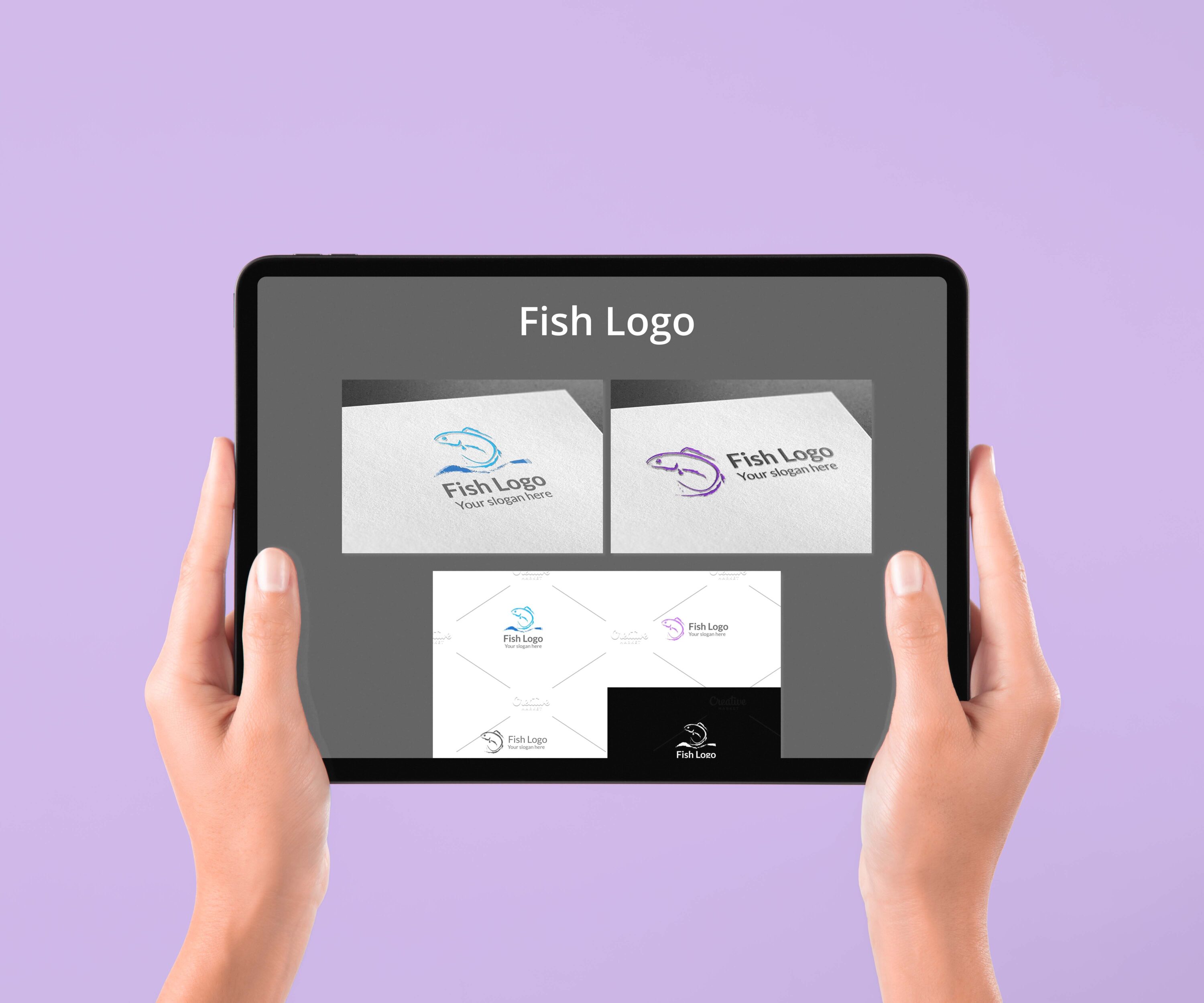 Fish Logo - tablet.