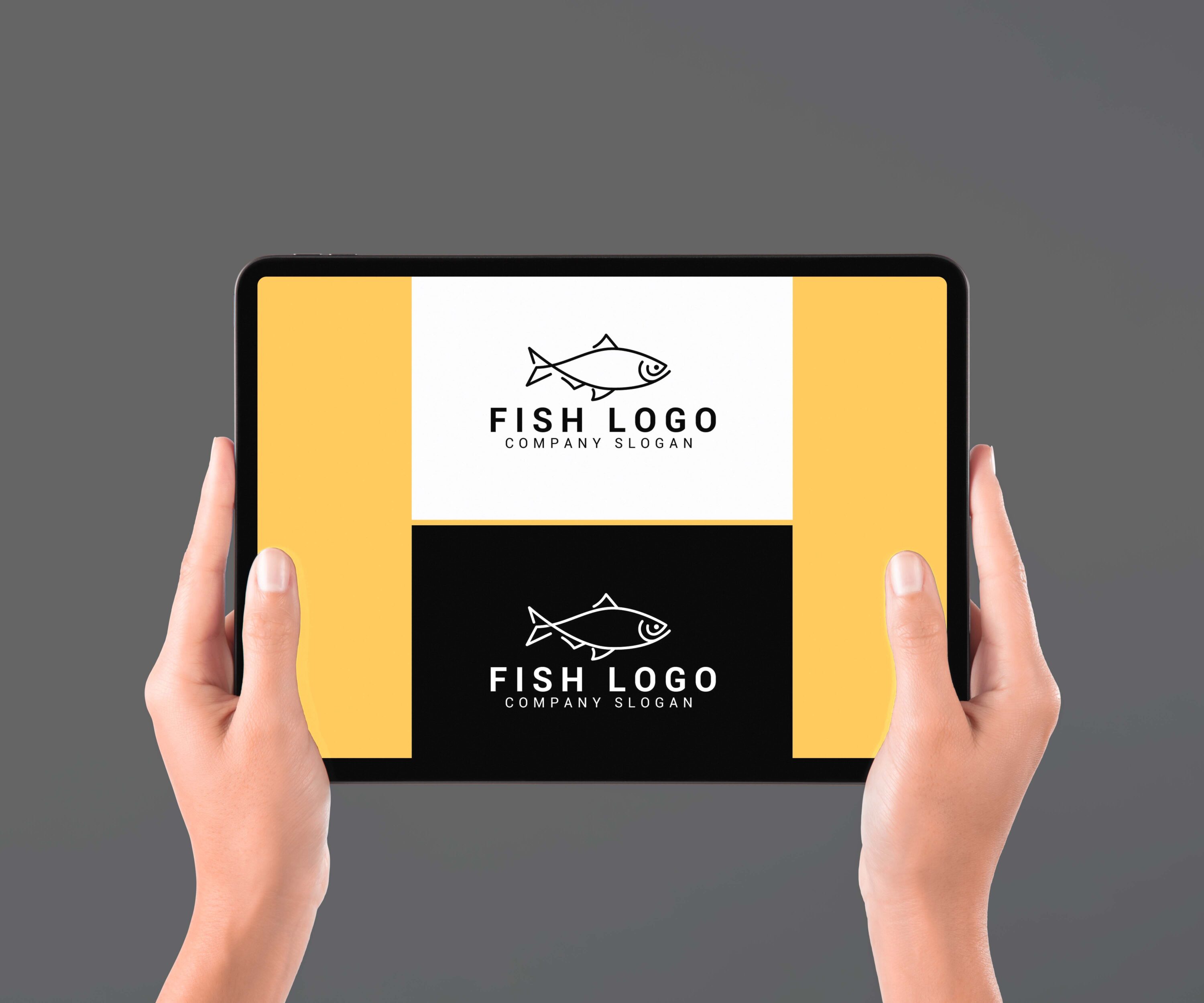 FISH LOGO - tablet.