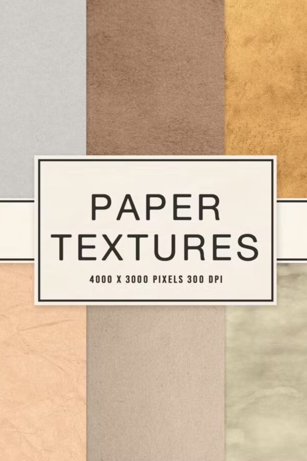 Paper Textures pinterest image.