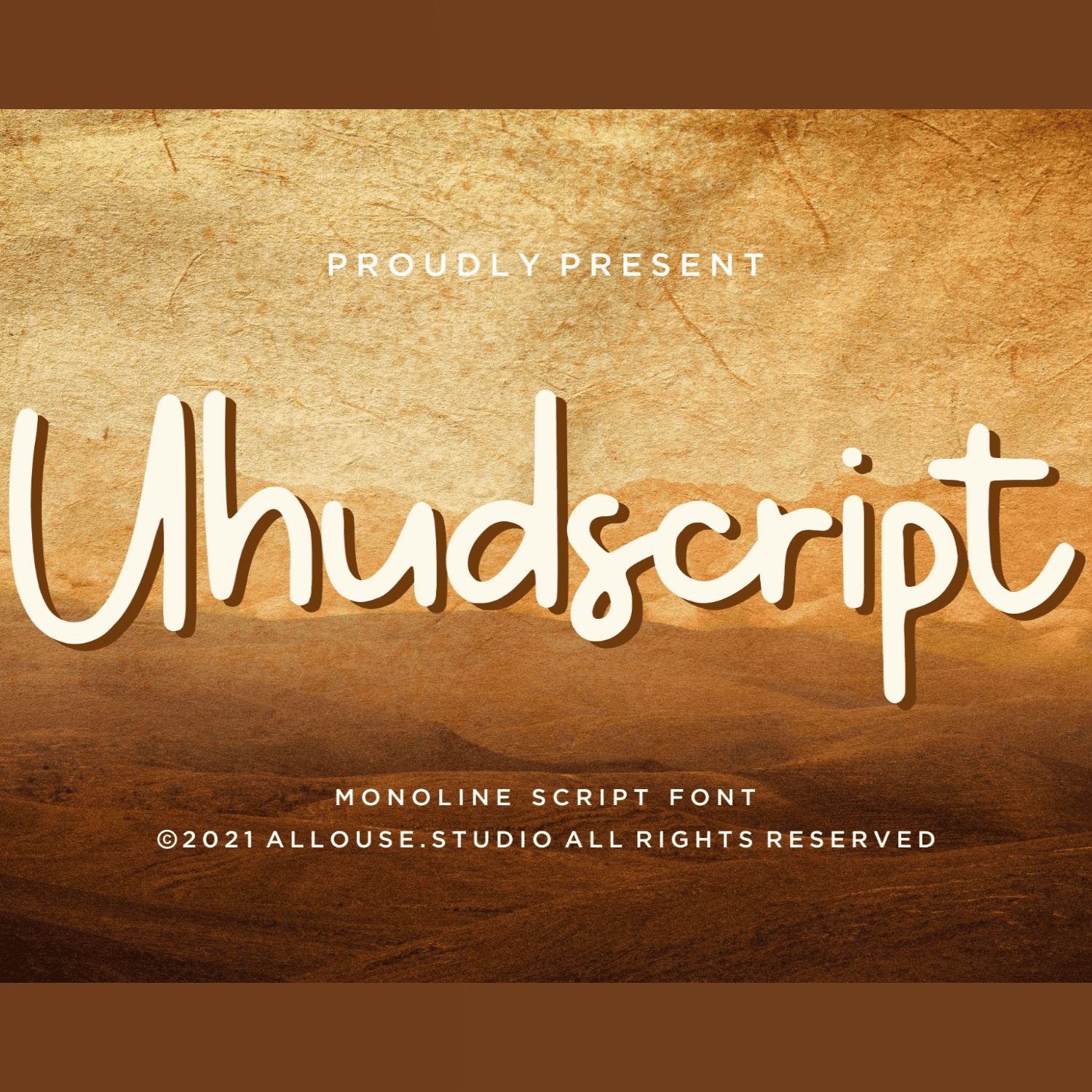 Uhudscript Font.