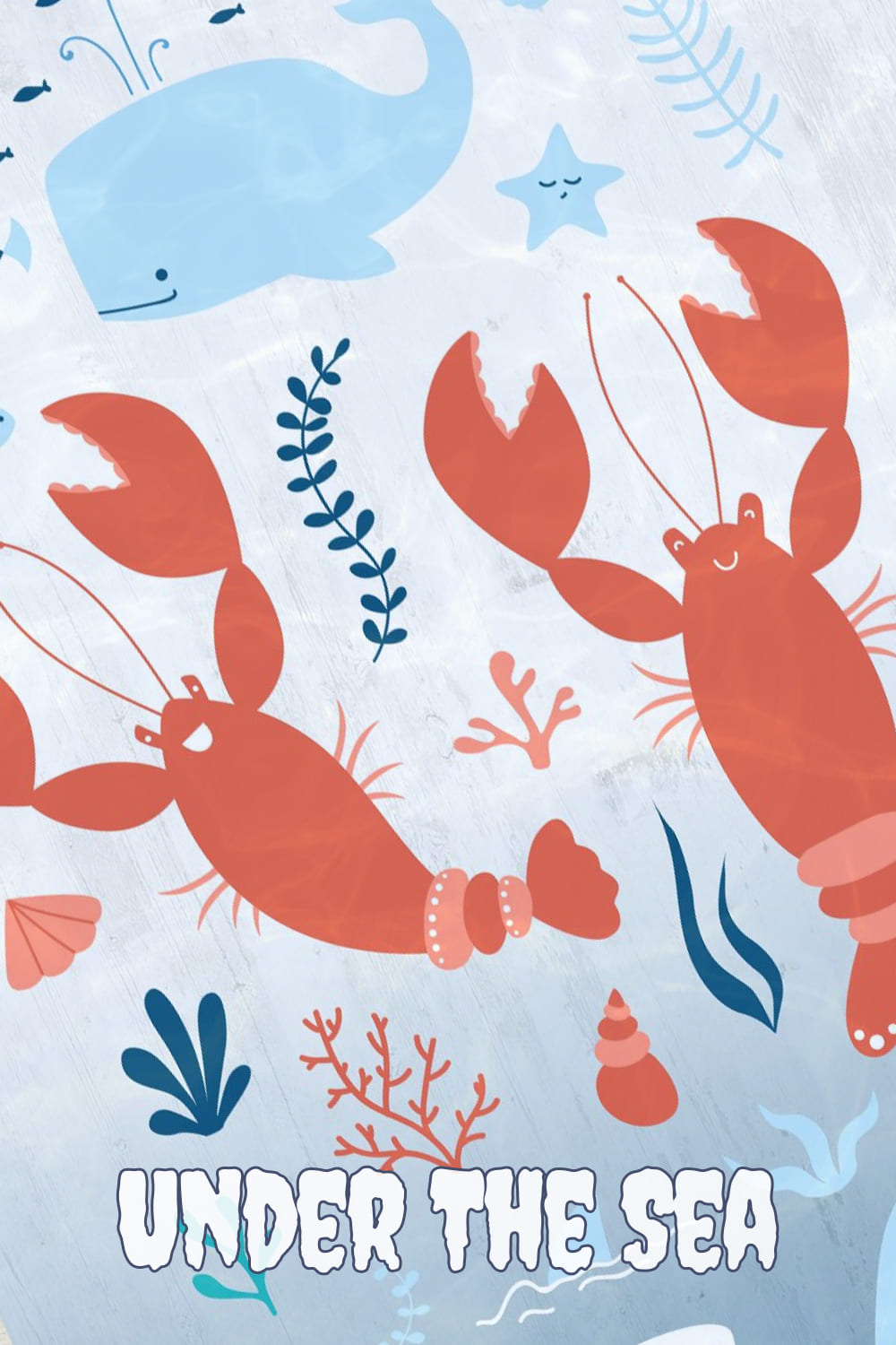 Under The Sea Patterns And Clipart - preview image.
