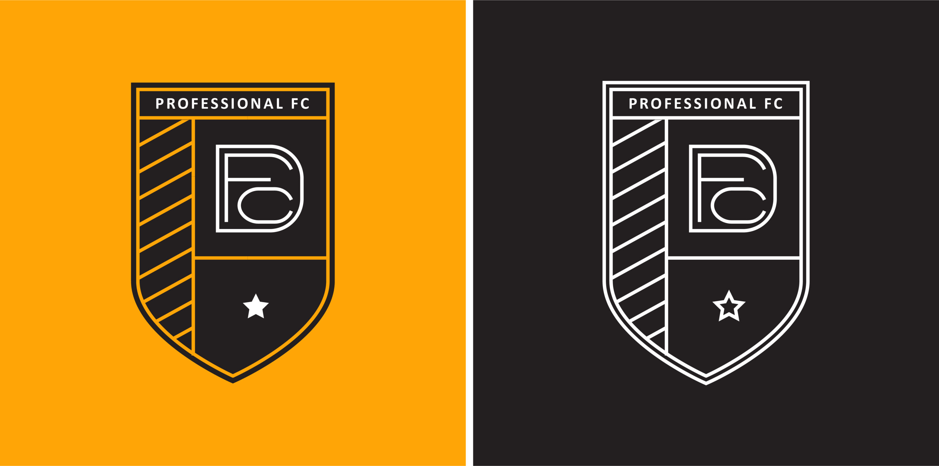 FC Letter Logo Design Template.