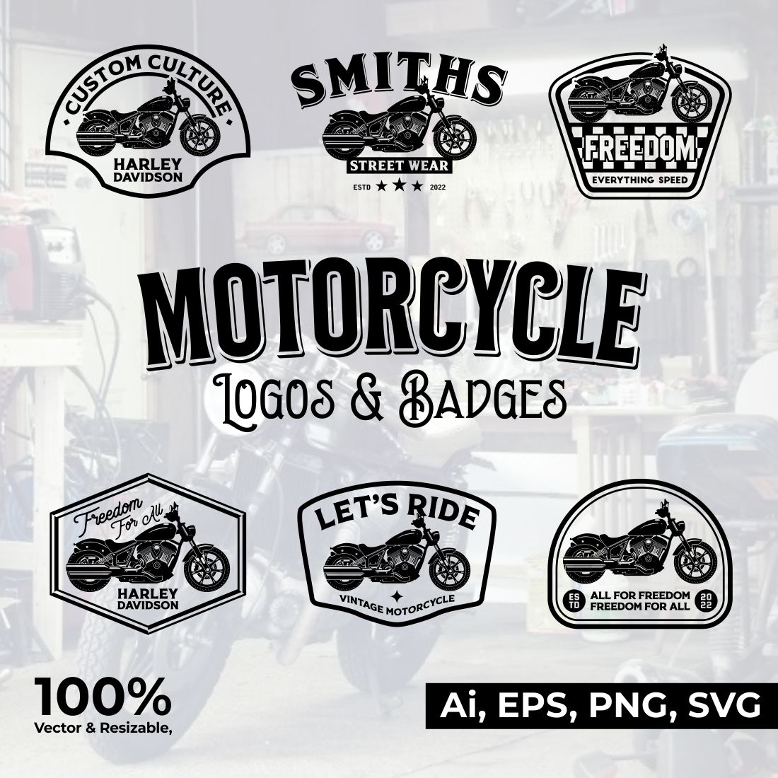 vintage badge motorcycle