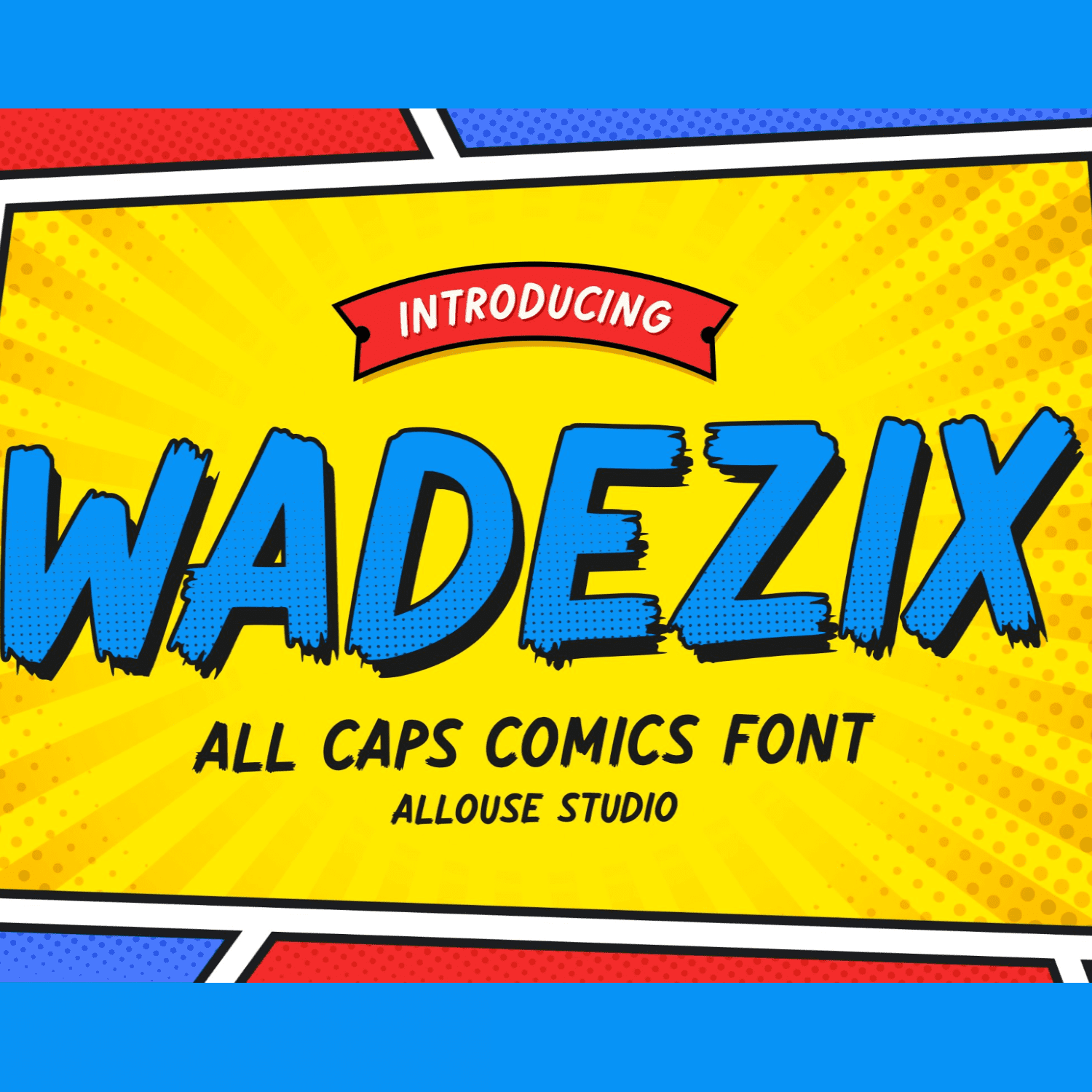 Wadezix A All Caps Comics Font.