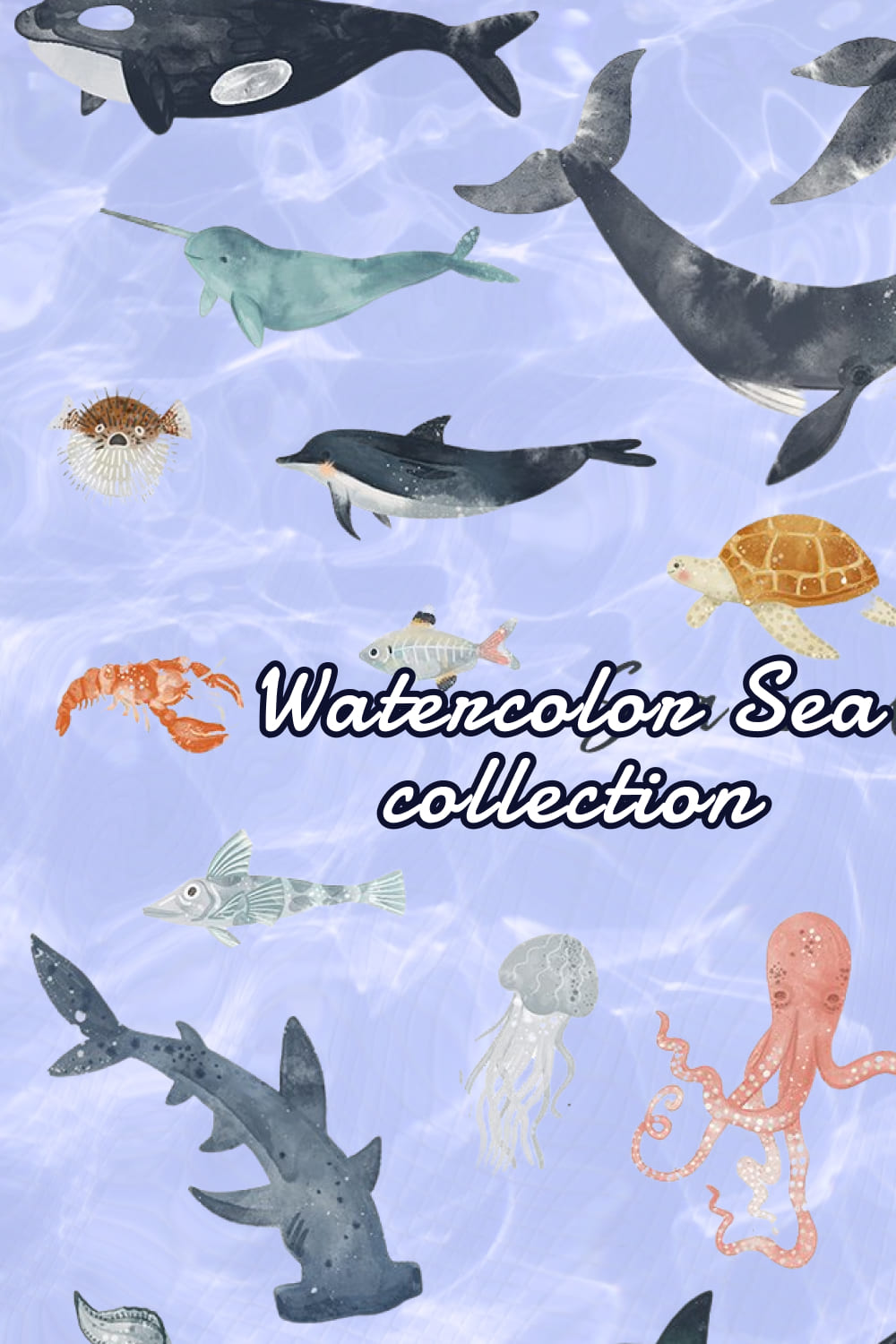 Watercolor Sea Collection - preview image.