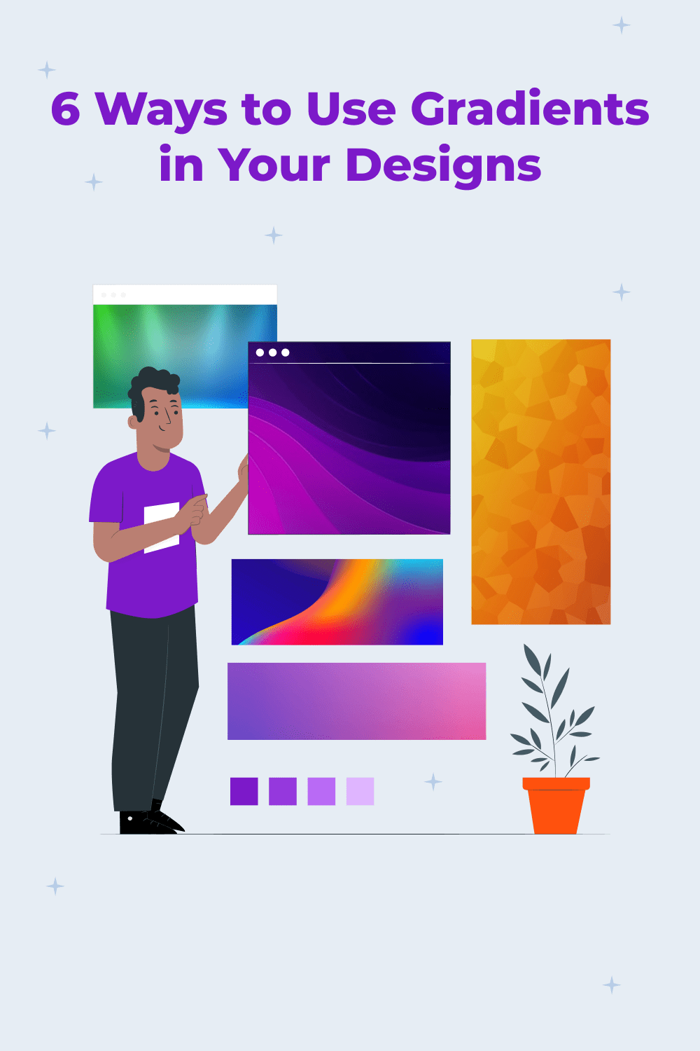 Ways to use gradients in your designs pinterest.