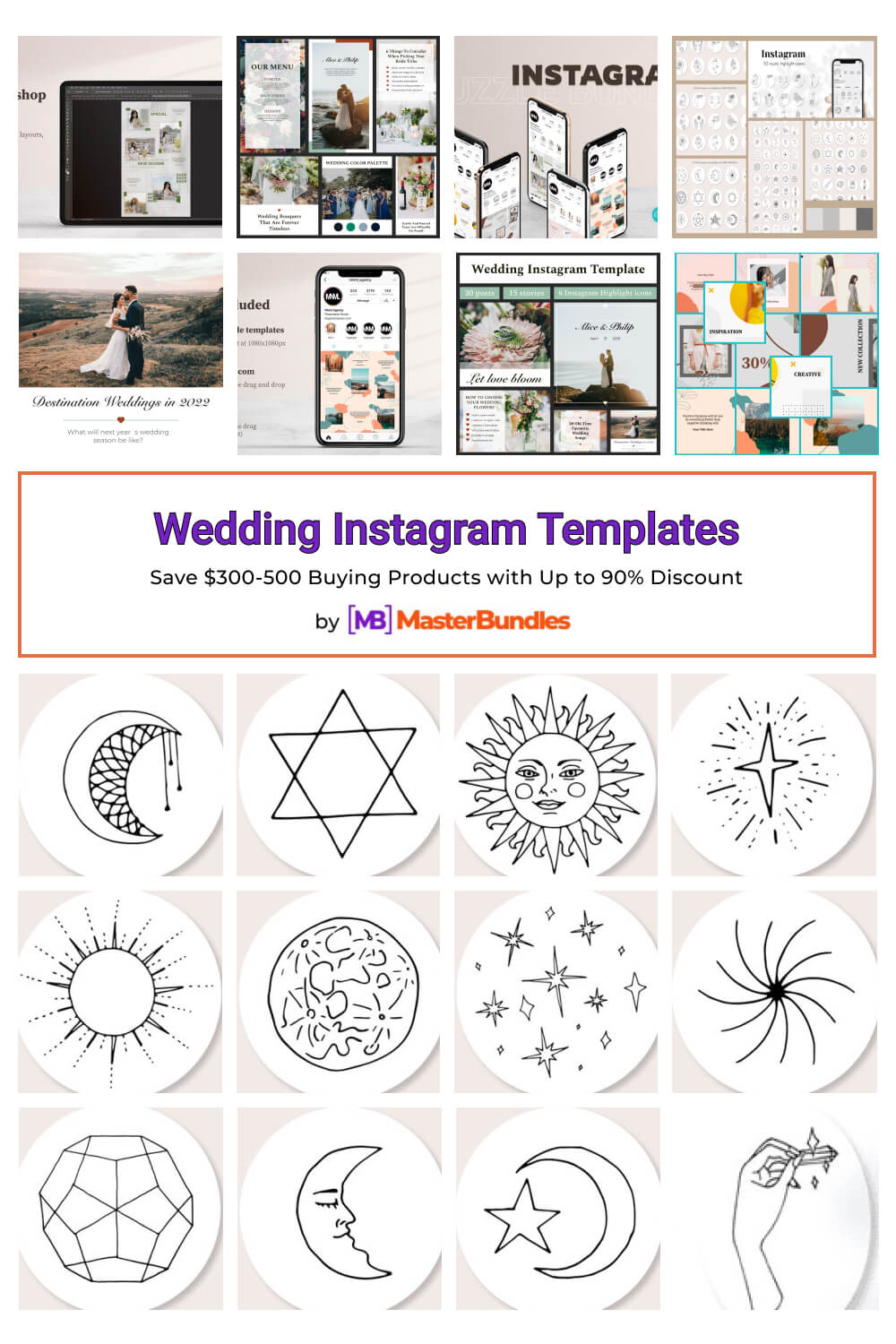 wedding instagram templates 2