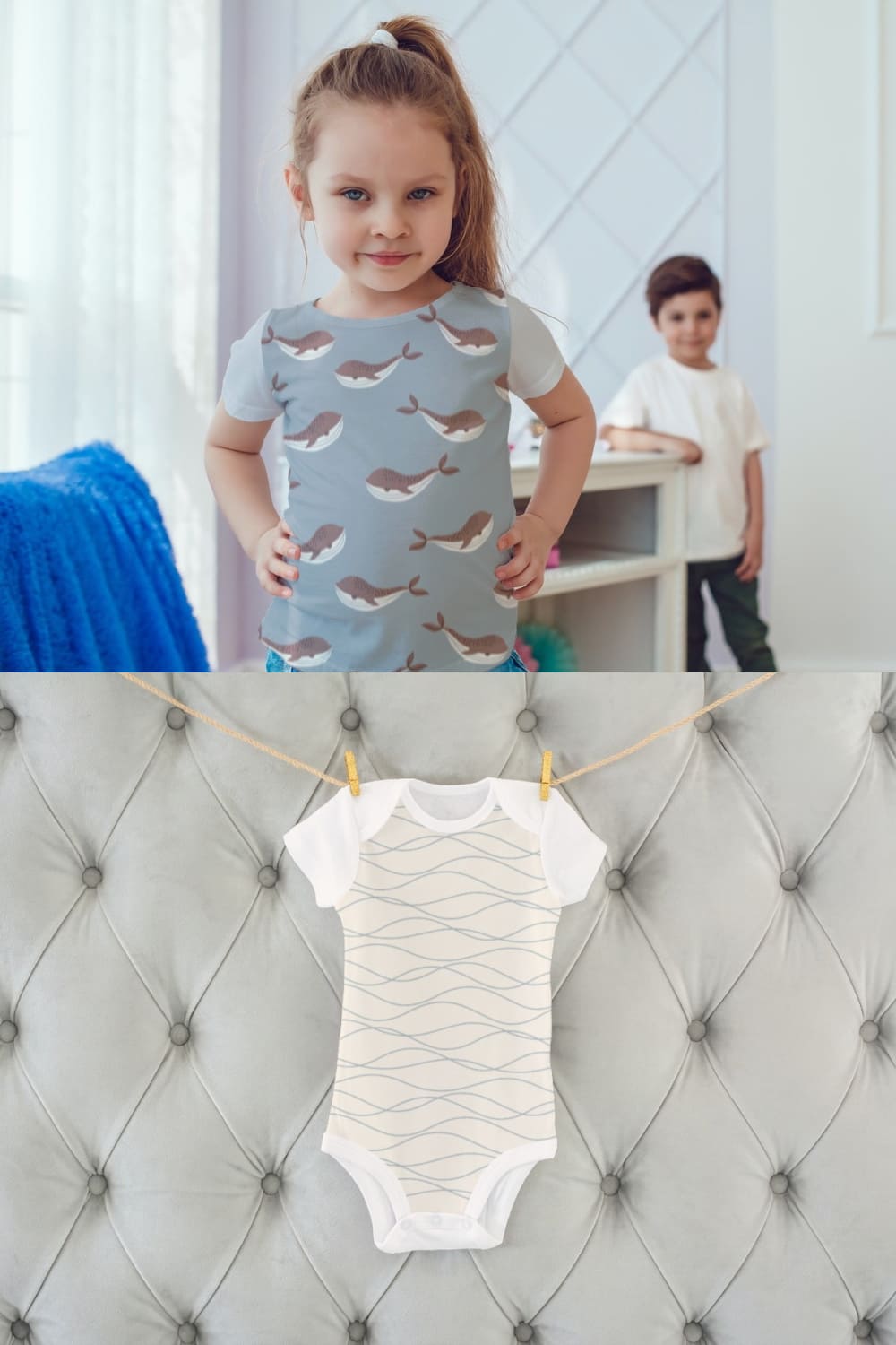 They are perfect for baby and kids apparel design.