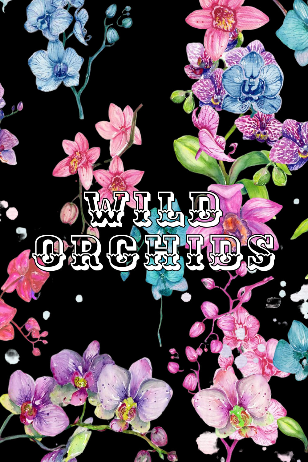Wild Orchids Watercolor Set - preview image.