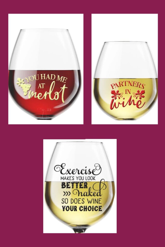 Wine Glasses SVG Quotes Pack – MasterBundles