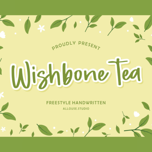 Wishbone Tea Font.