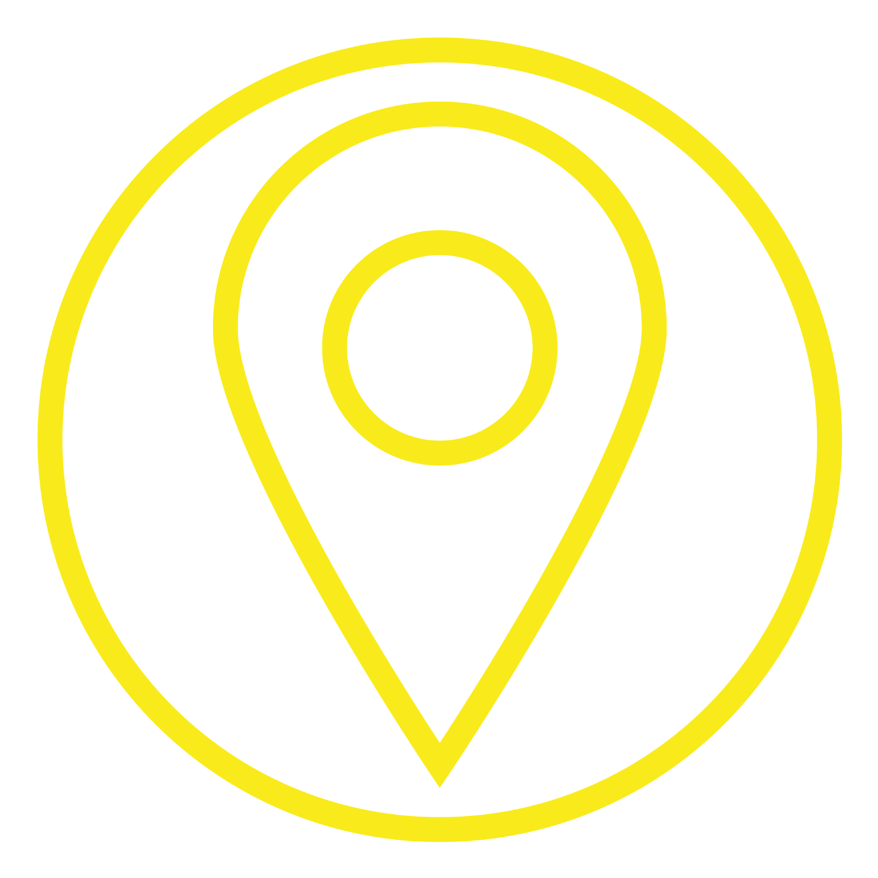 yellow Colorfull Outline Icon.