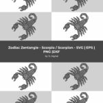 Zodiac Zentangle - Scorpio main image preview.