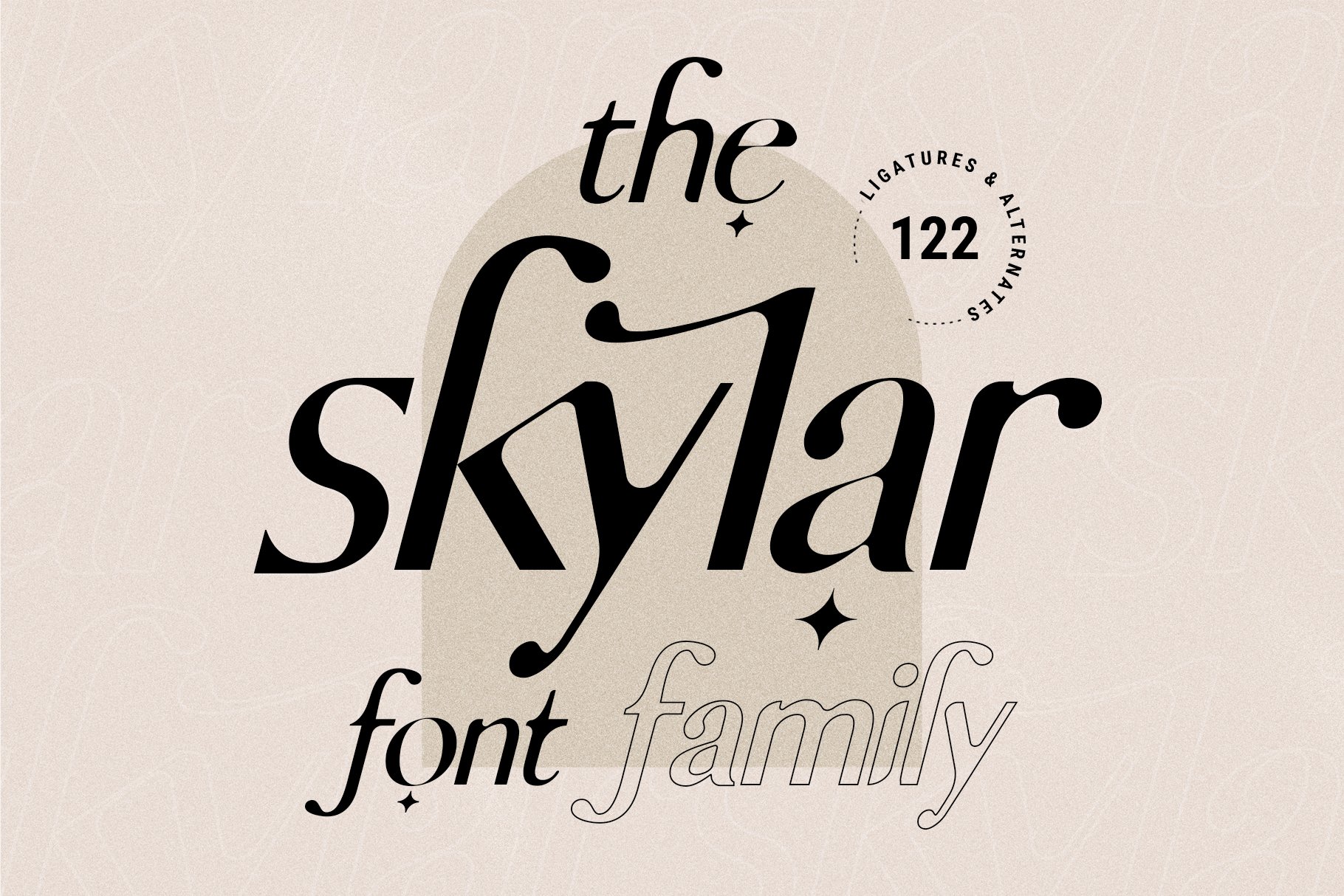 So creative and interesting font design.
