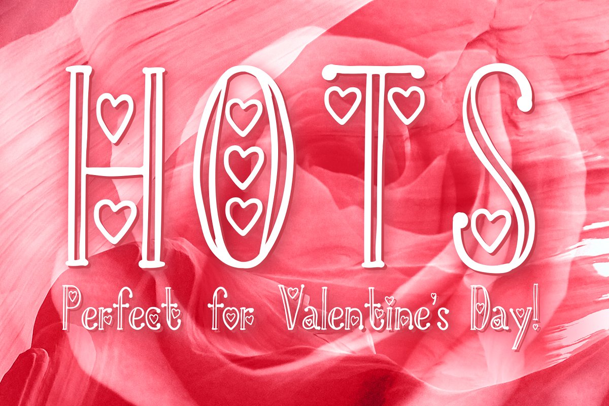 Cover image of Perfect Valentine's Day Font.