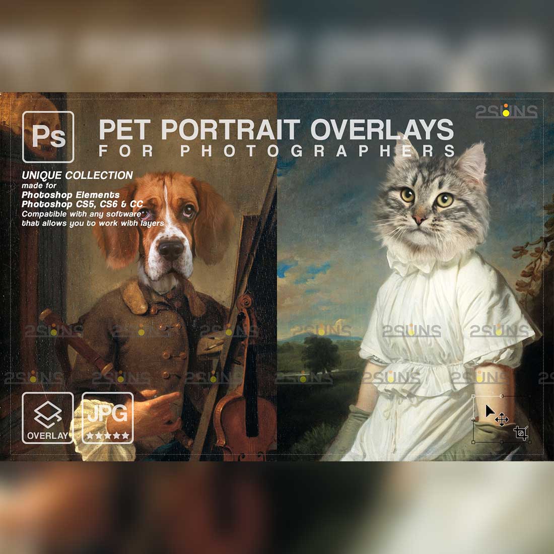 Royal Pet Oil Portrait Templates Cover Image.
