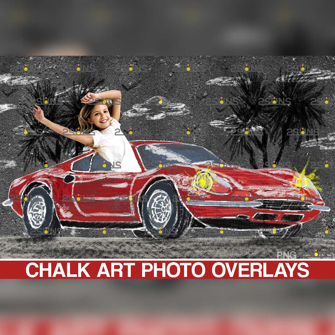 Overlay Fathers Day Sidewalk Chalk Art Cover image.