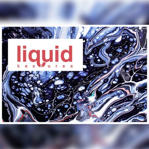 Purple Digital Paper Liquid Marble Background Textures Cover Image.
