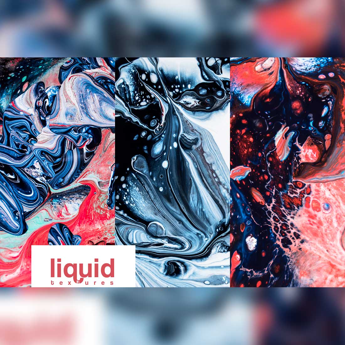 Purple Digital Paper Liquid Marble Background Textures Preview Image.